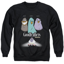 Load image into Gallery viewer, Animaniacs Goodfeathers Mens Crewneck Sweatshirt Black