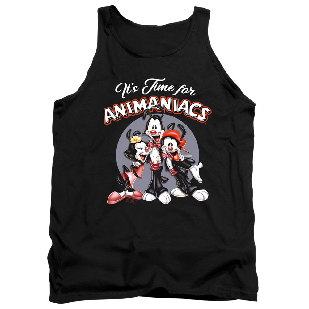 Animaniacs Its Time For Mens Tank Top Shirt Black