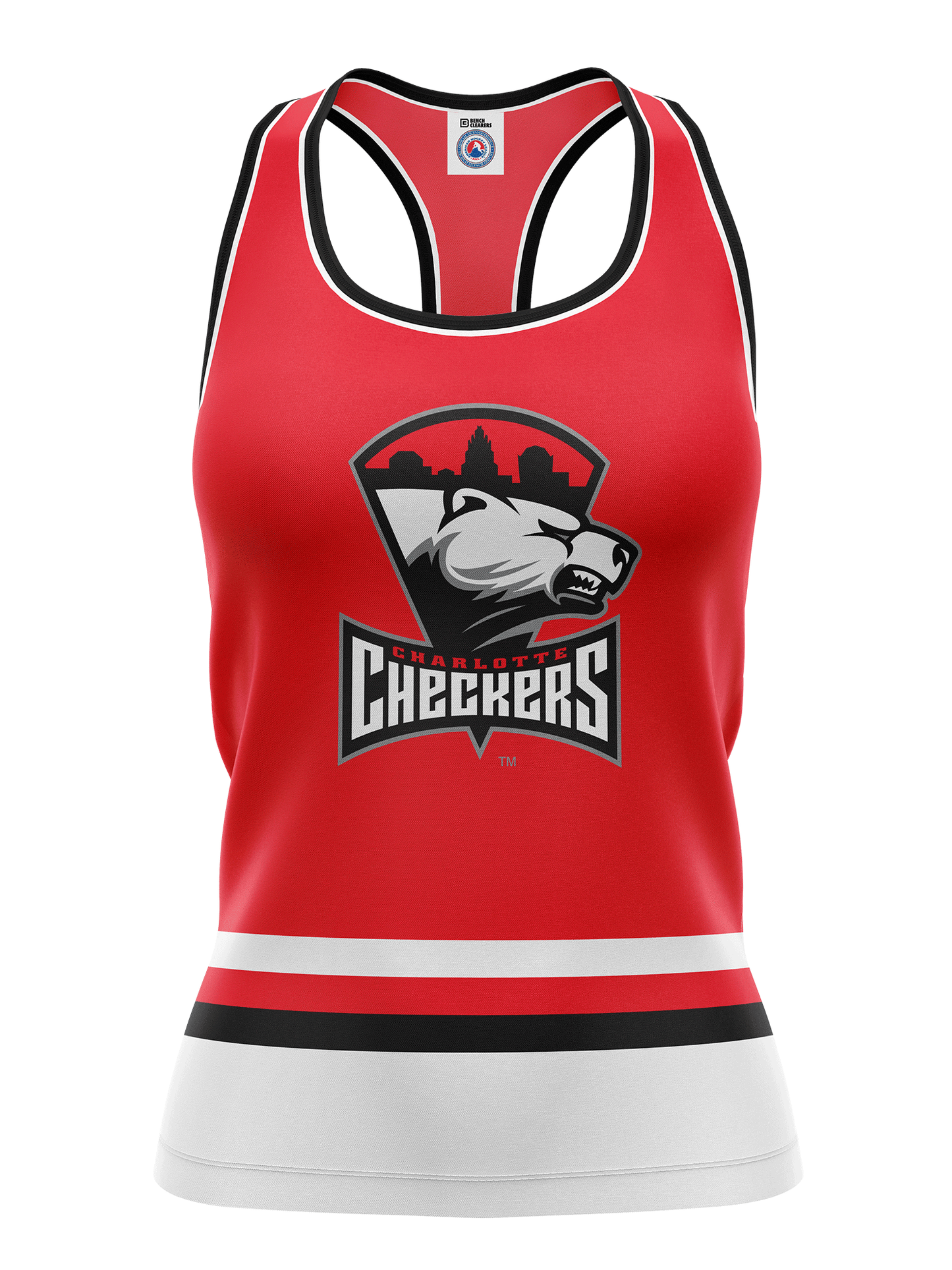 Charlotte Checkers Women's Racerback Hockey Tank