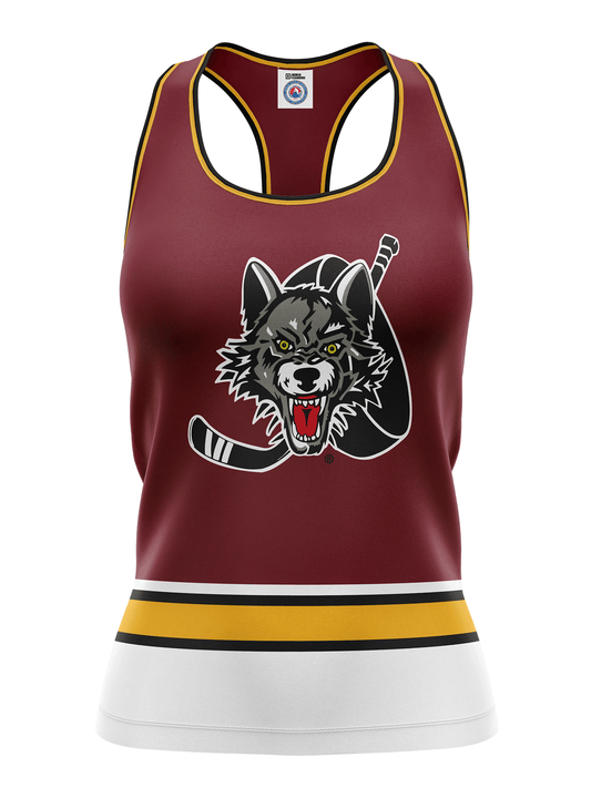 Chicago Wolves Women's Racerback Hockey Tank