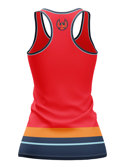 Coachella Valley Firebirds Red Alternate Women's Racerback Hockey Tank