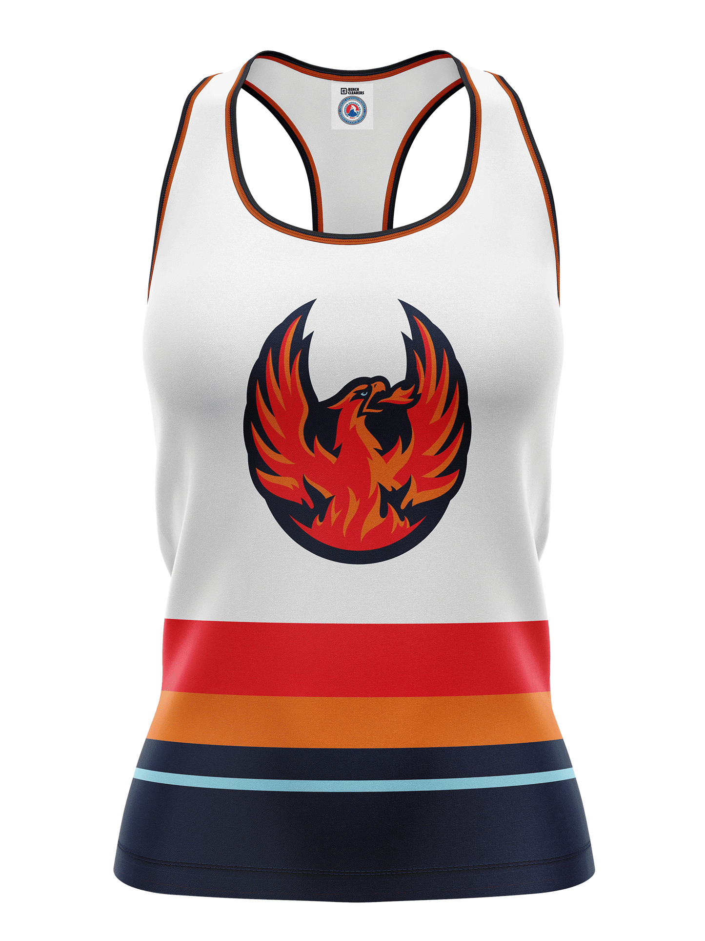 Coachella Valley Firebirds Away Women's Racerback Hockey Tank