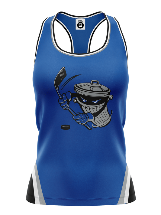 Danbury Trashers Alternate Women's Racerback Hockey Tank