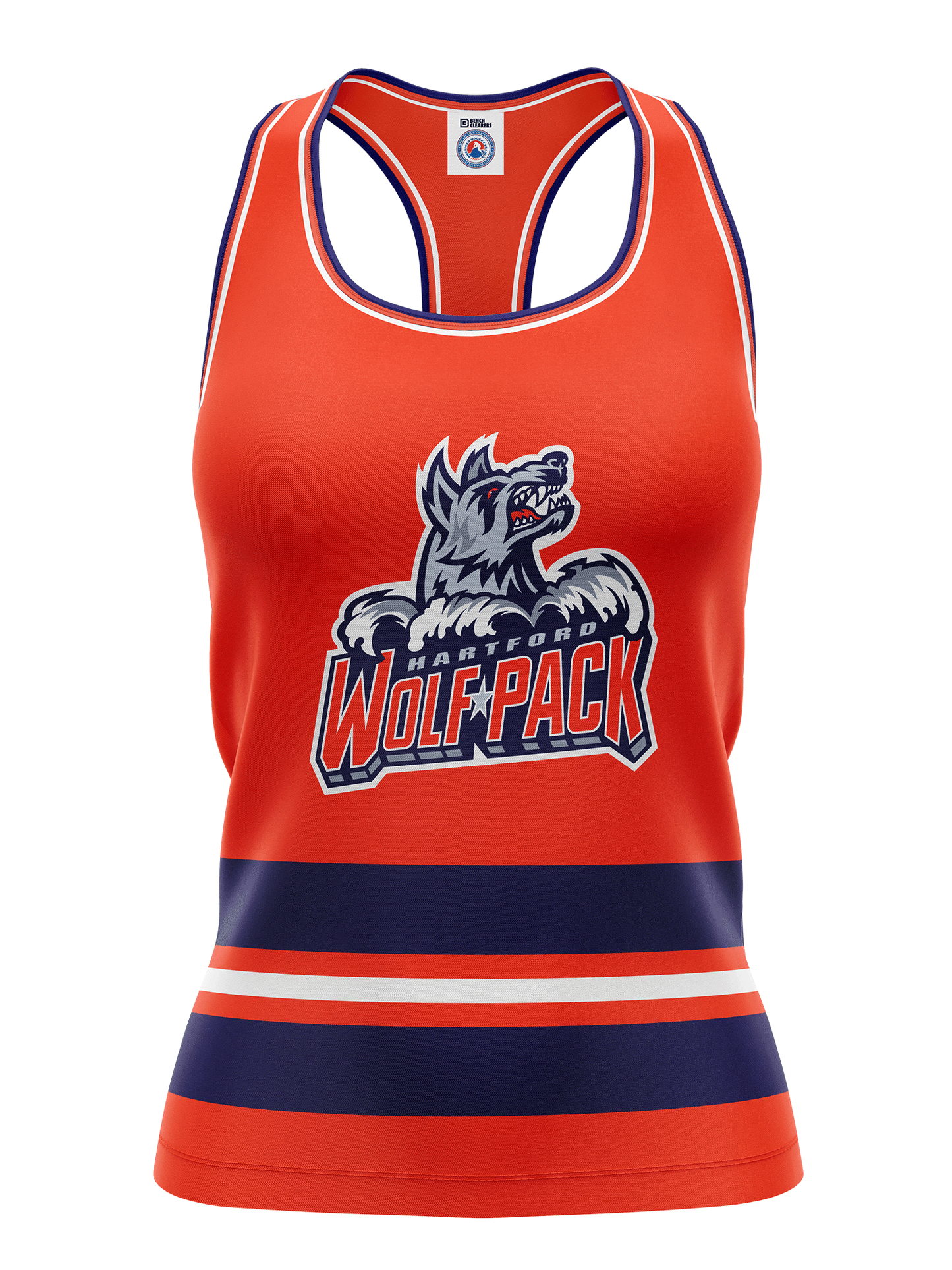 Hartford Wolf Pack Women's Racerback Hockey Tank