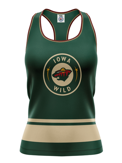 Iowa Wild Women's Racerback Hockey Tank