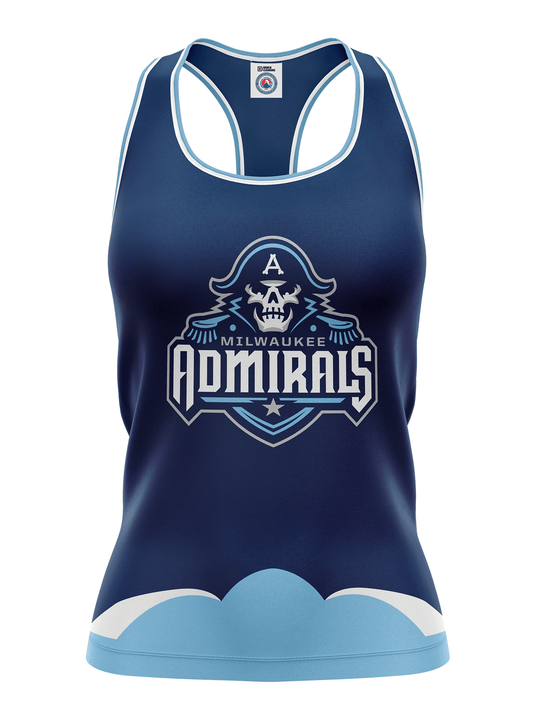 Milwaukee Admirals Women's Racerback Hockey Tank