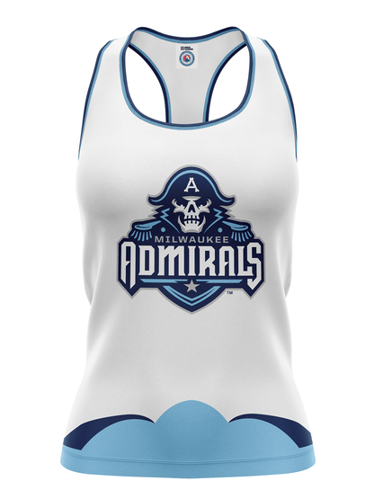 Milwaukee Admirals Away Women's Racerback Hockey Tank