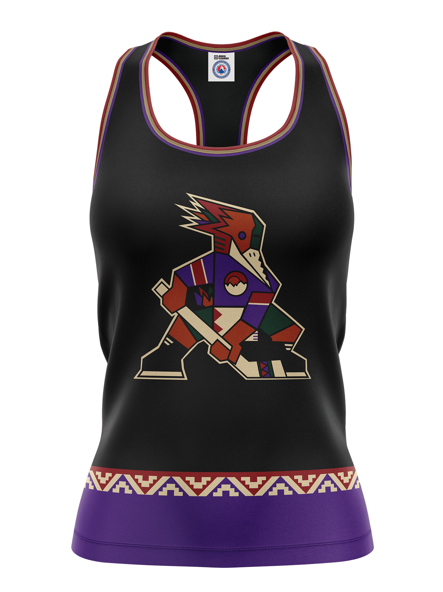 Tucson Roadrunners "Kachina" Alternate Women's Racerback Hockey Tank