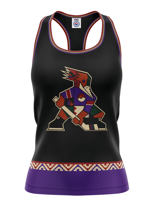 Tucson Roadrunners "Kachina" Alternate Women's Racerback Hockey Tank