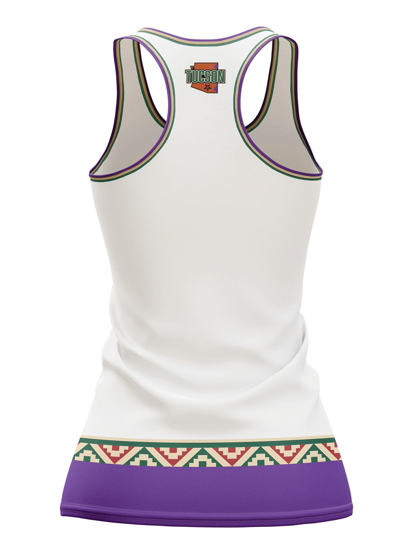 Tucson Roadrunners Away "Kachina" Alternate Women's Racerback Hockey Tank