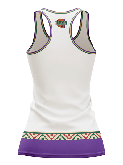 Tucson Roadrunners Away "Kachina" Alternate Women's Racerback Hockey Tank