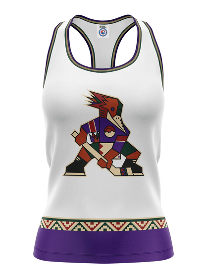 Tucson Roadrunners Away "Kachina" Alternate Women's Racerback Hockey Tank