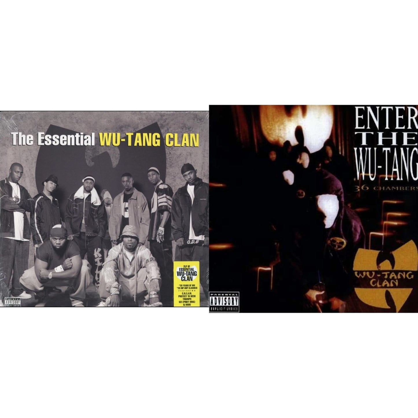 Wu-Tang Clan - Essential Wu-Tang Clan & Enter The Wu-Tang - LP Vinyl Bundle