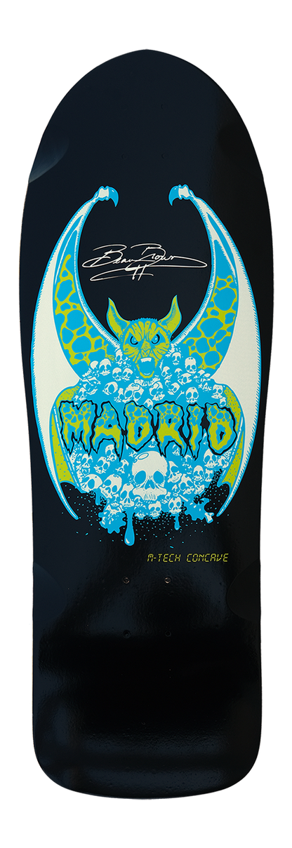Madrid Beau Brown Bat LTD Glow In The Dark 10.25" Skateboard Deck