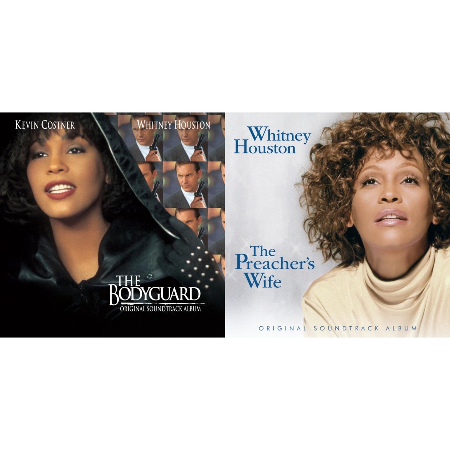Whitney Houston - Bodyguard Ost & Preacher's Wife Ost - LP Vinyl Bundle