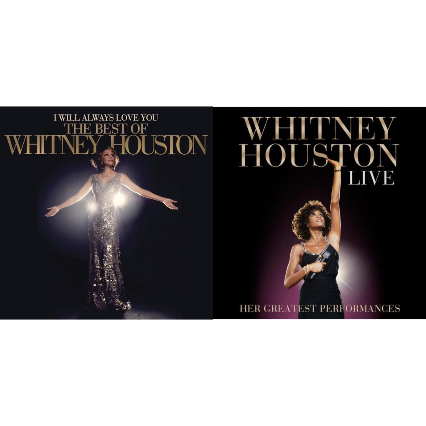 Whitney Houston - I Will Always Love You: Very Best Of & Whitney Houston Live: Her Greatest Performances - CD Bundle