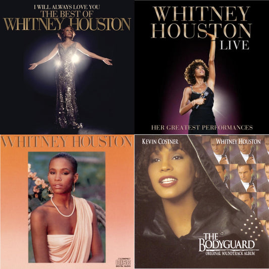 Whitney Houston - I Will Always Love You: Very Best Of & Whitney Houston Live: Her Greatest Performances & Whitney Houston & Bodyguard Ost - CD Bundle