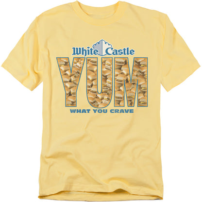 White Castle Yum Mens T Shirt Banana Officially Licensed