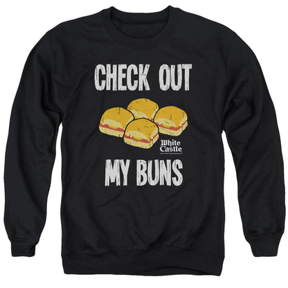 White Castle My Buns Mens Crewneck Sweatshirt Black