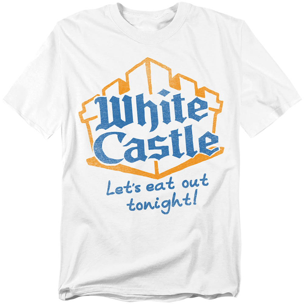 White Castle Lets Eat Mens T Shirt White Officially Licensed