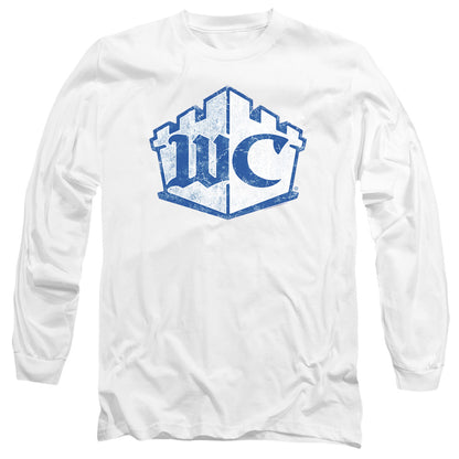White Castle Monogram Mens Long Sleeve Shirt White Officially Licensed