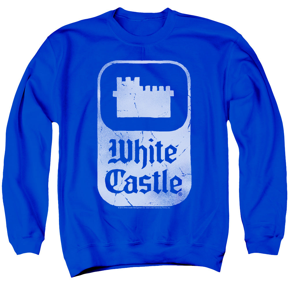 White Castle Classic Logo Mens Crewneck Sweatshirt Royal Blue