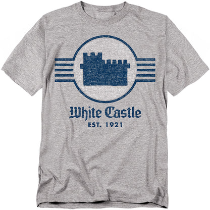 White Castle Emblem Mens T Shirt Athletic Heather Officially Licensed