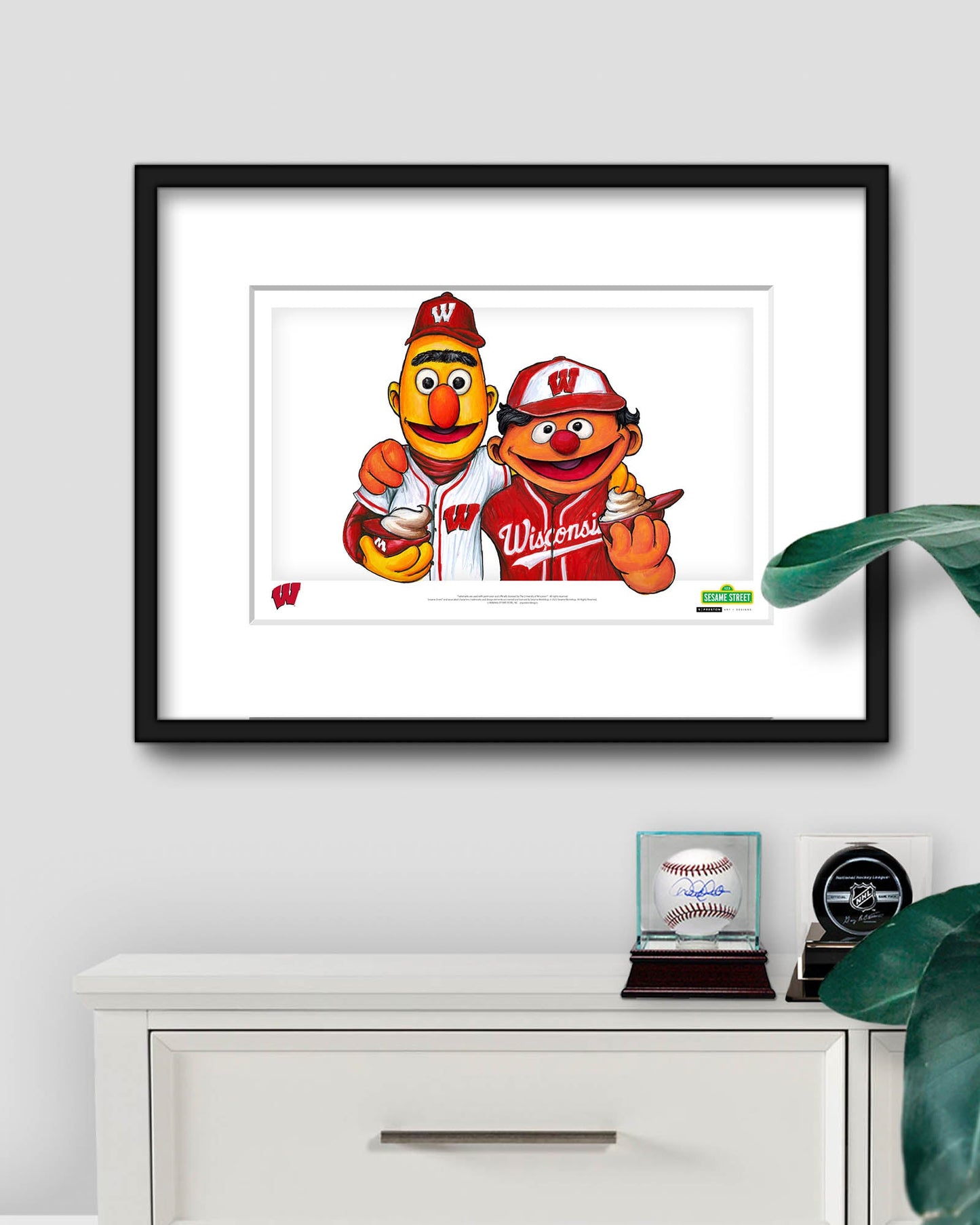 Bert and Ernie x Wisconsin Limited Edition Art Print