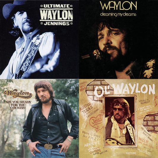 Waylon Jennings - Ultimate Waylon Jennings & Dreaming My Dreams & Are You Ready For The Country & Ol Waylon - CD Bundle