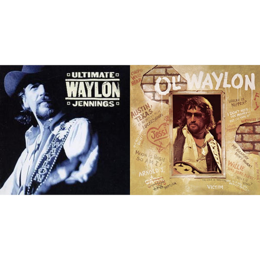 Waylon Jennings - Ultimate Waylon Jennings & Ol Waylon - CD Bundle