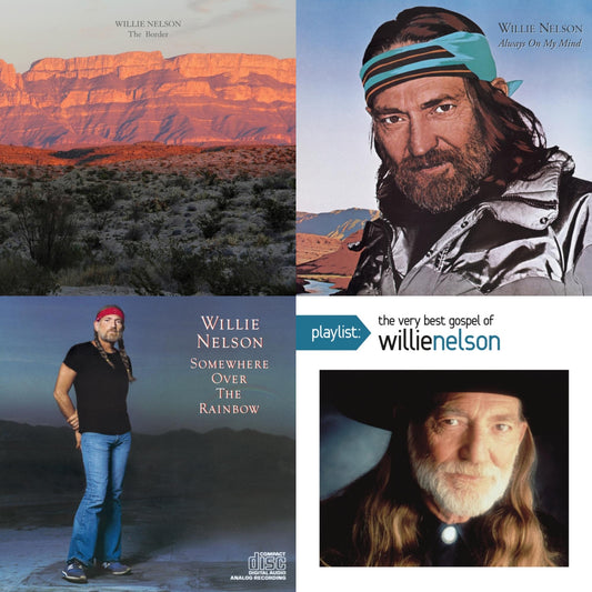 Willie Nelson - Border & Always On My Mind & Over The Rainbow & Playlist: Very Best Gospel Of Willie Nelson - CD Bundle