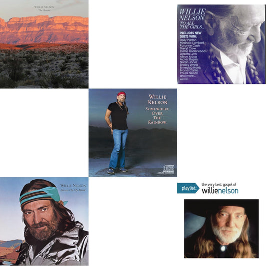 Willie Nelson - Border & Always On My Mind & Over The Rainbow & To All The Girls & Playlist: Very Best Gospel Of Willie Nelson - CD Bundle