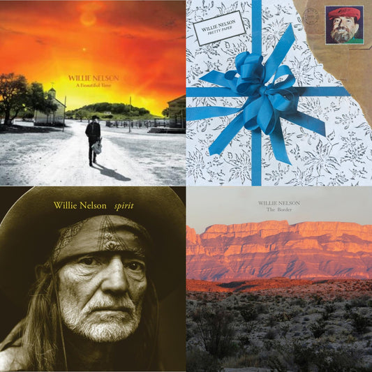 Willie Nelson - Beautiful Time & Pretty Paper & Border & Spirit (180G) - LP Vinyl Bundle