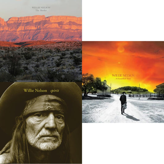 Willie Nelson - Beautiful Time & Border & Spirit (180G) - LP Vinyl Bundle