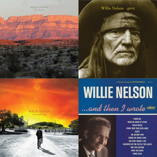 Willie Nelson - Beautiful Time & Border & Spirit (180G) & And Then I Wrote (Blue LP Vinyl)