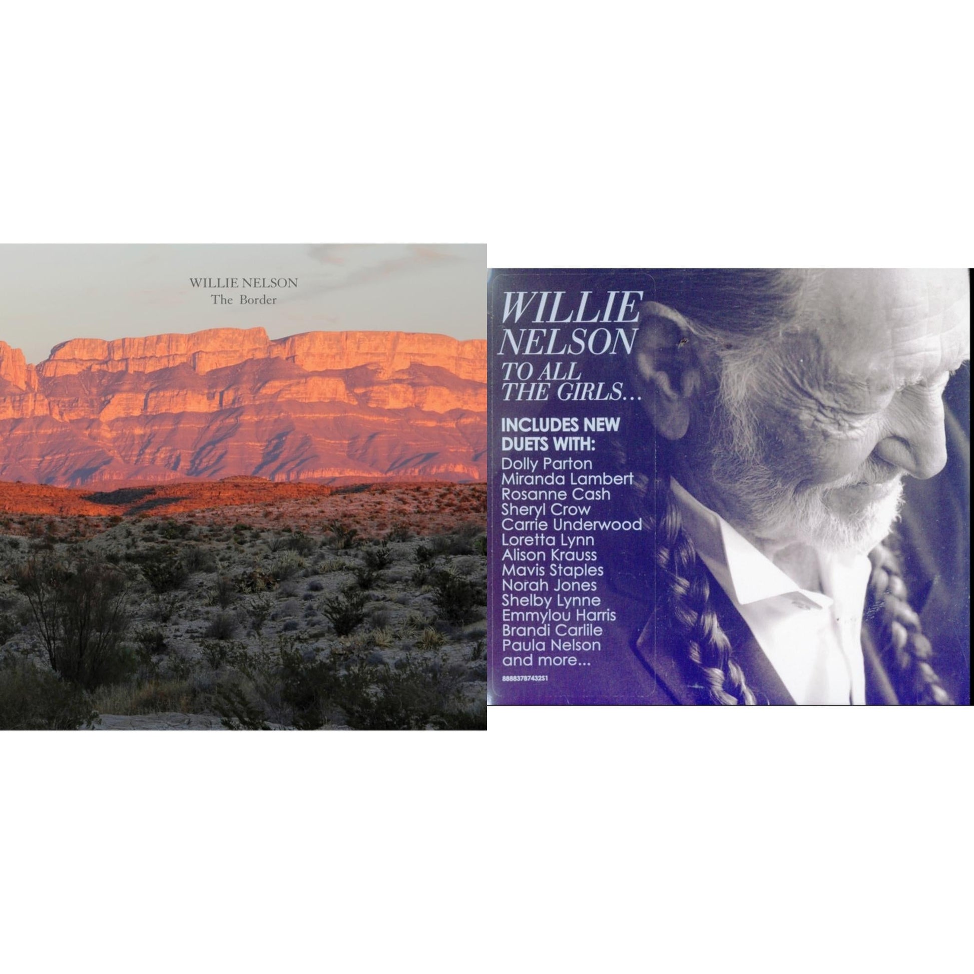 Willie Nelson - Border & To All The Girls - CD Bundle
