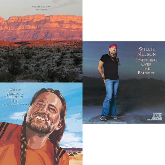 Willie Nelson - Border & Willie Nelson�S Greatest Hits & Over The Rainbow - CD Bundle