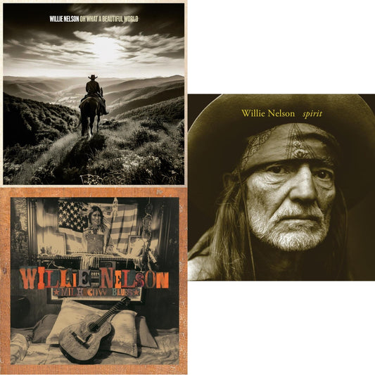 Willie Nelson - Oh What A Beautiful World & Milk Cow Blues (2LP/180G) & Spirit (180G)