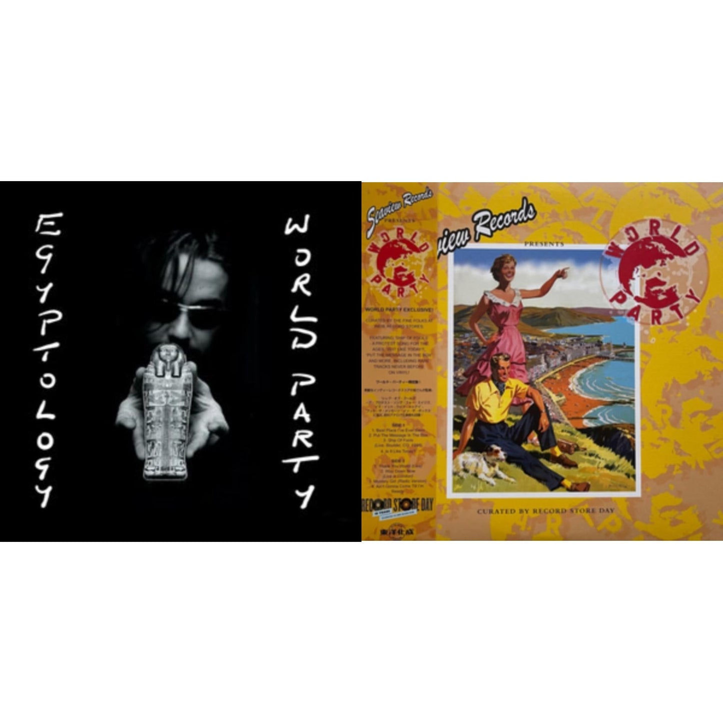 World Party - Egyptology (Egyptian Blue & Gold Vinyl/2LP) (I) & Seaview Records Presents: World Party - Curated By Rsd