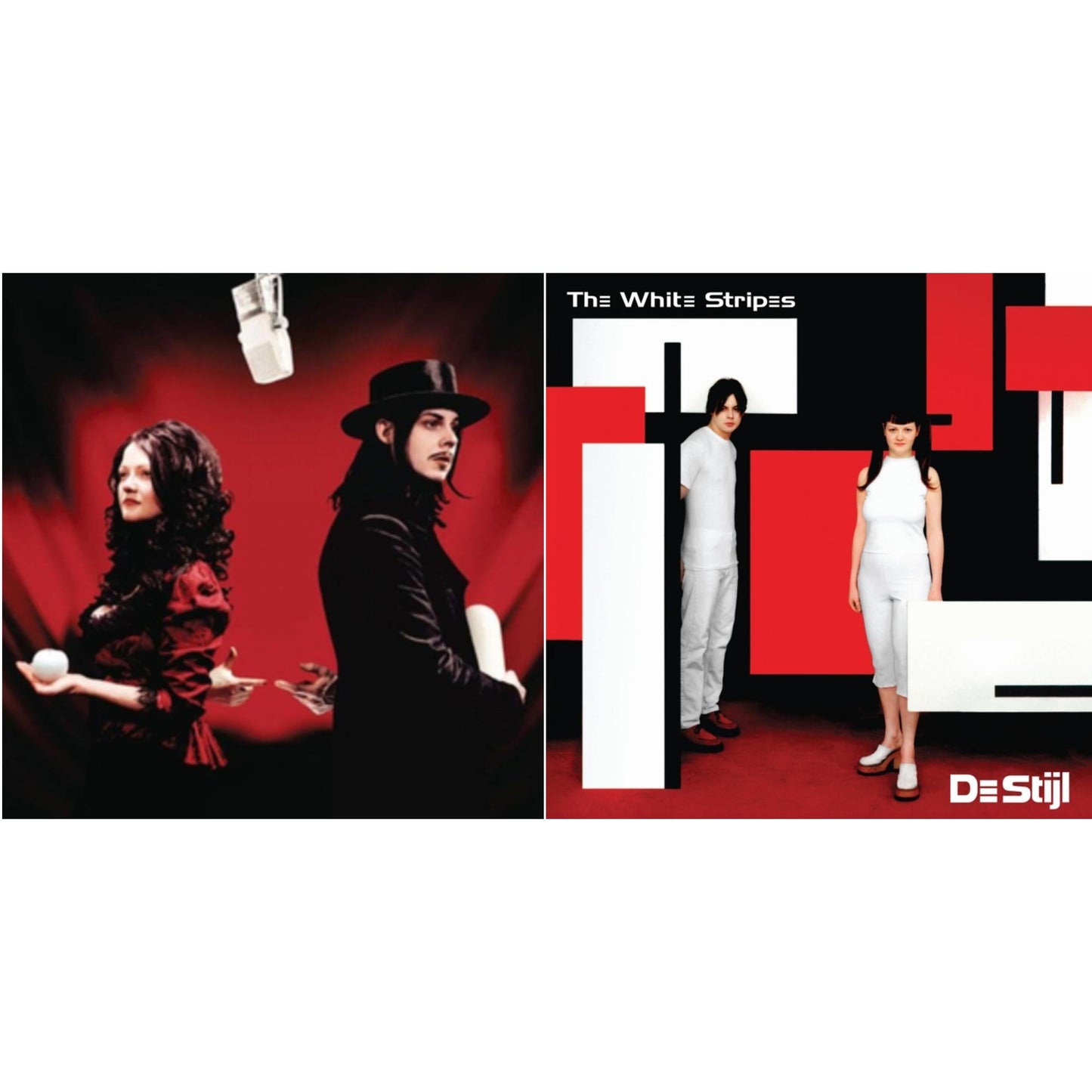 White Stripes - Get Behind Me Satan (2LP) & De Stijl