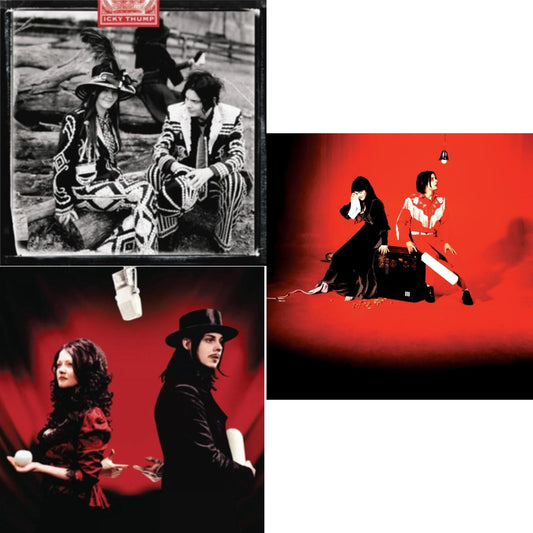 White Stripes - Elephant (2LP) & Get Behind Me Satan (2LP) & Icky Thump (2LP)