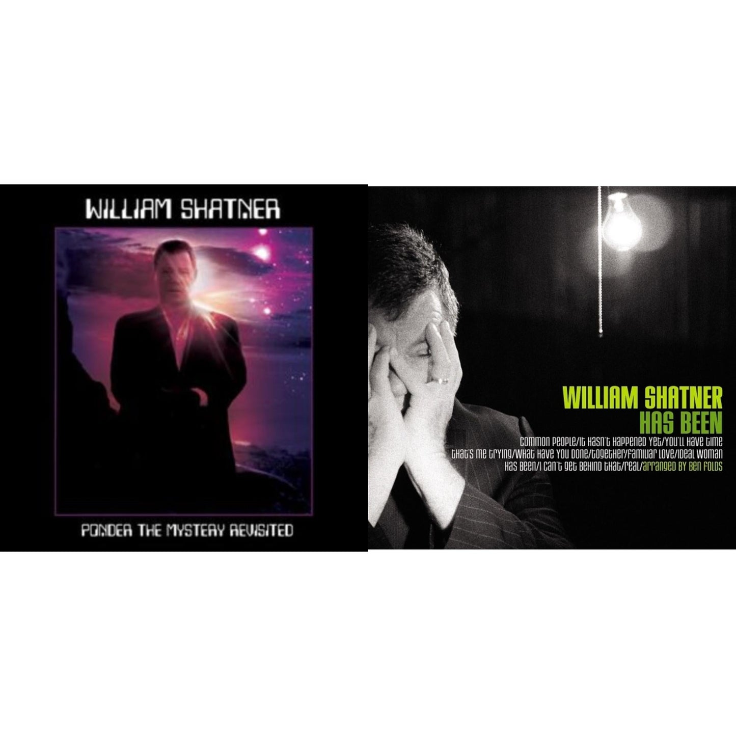 William Shatner - Ponder The Mystery Revisited (Black/Purple/White Splatter LP Vinyl) & William Shatner Has Been