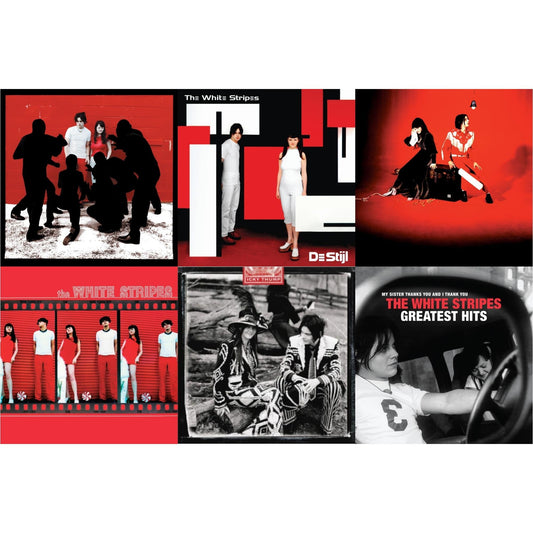 White Stripes - Elephant (2LP) & Icky Thump (2LP) & De Stijl & White Blood Cells (Reissue) & White Stripes & White Stripes Greatest Hits (2LP)