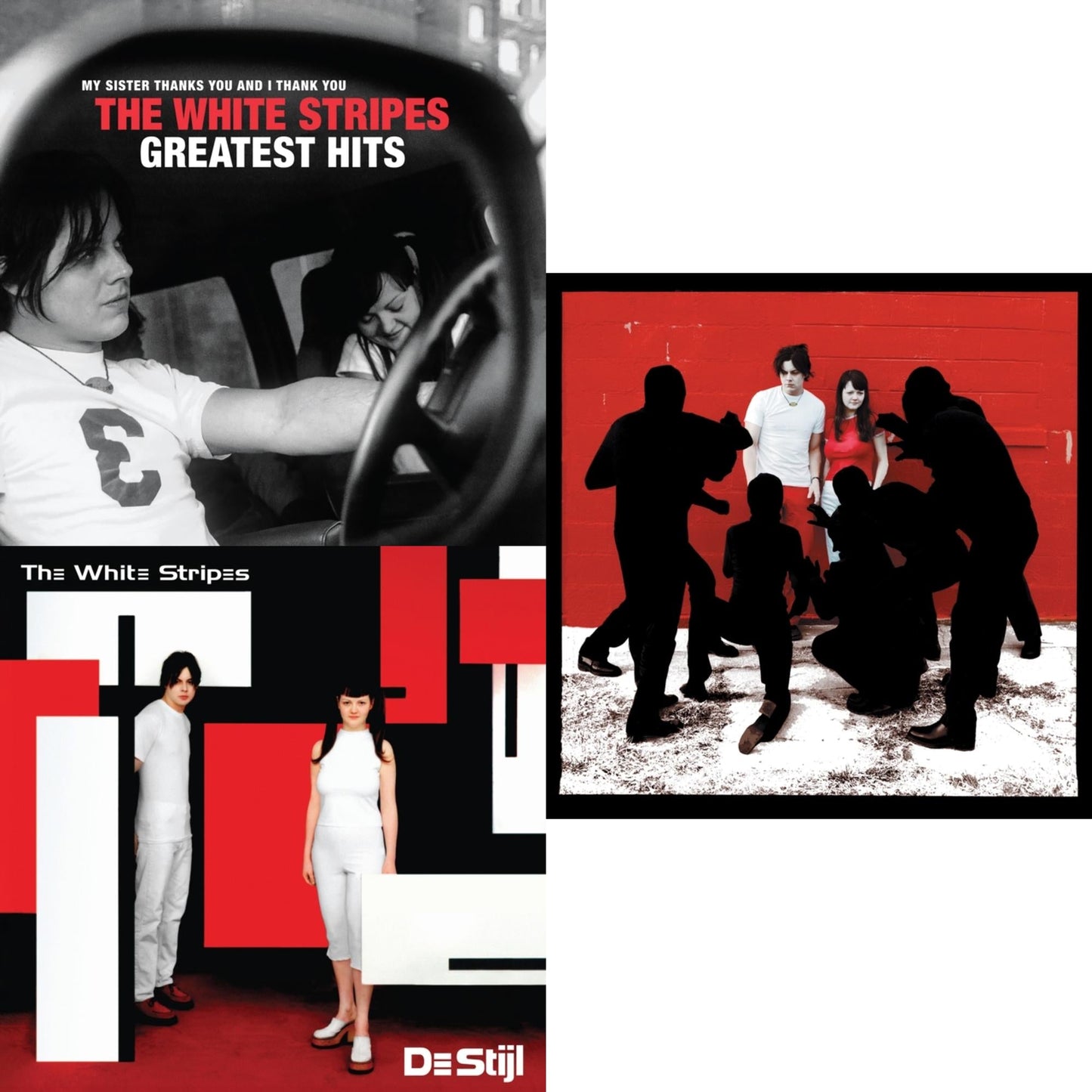White Stripes - De Stijl & White Blood Cells (Reissue) & White Stripes Greatest Hits (2LP)
