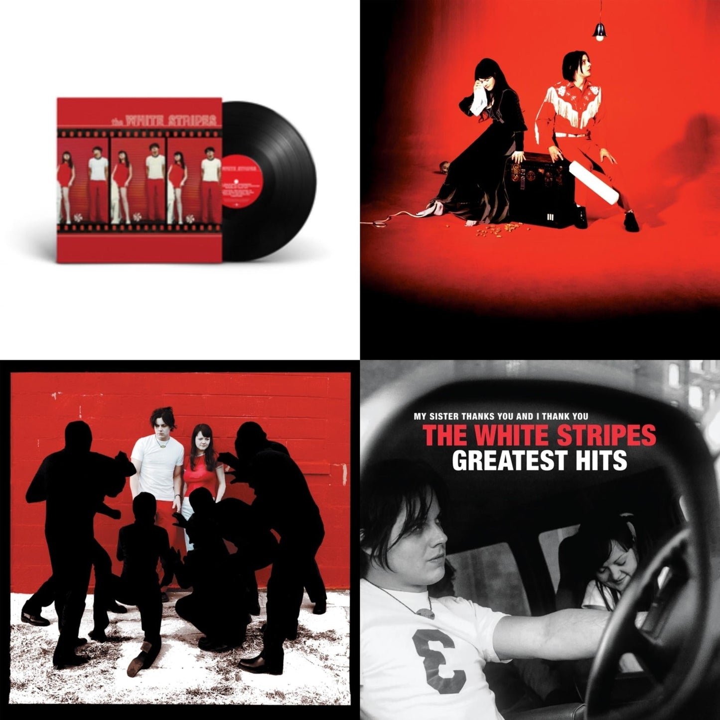 White Stripes - White Stripes & Elephant (2LP) & White Blood Cells (Reissue) & White Stripes Greatest Hits (2LP)