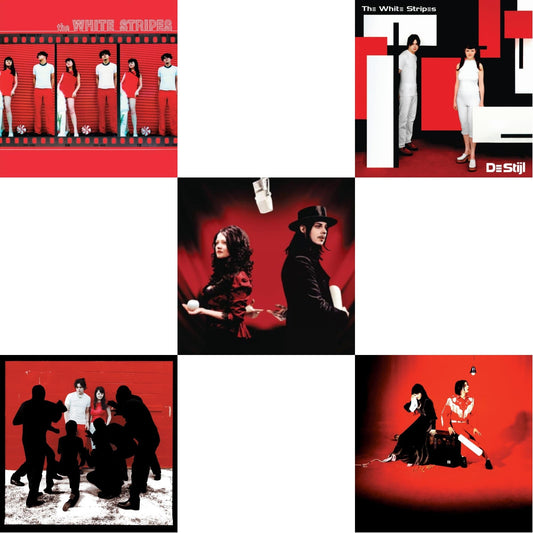 White Stripes - White Stripes & White Blood Cells (Reissue) & Get Behind Me Satan (2LP) & De Stijl & Elephant (Red Smoke & Clear W/ Red & Black Smoke Vinyl/2LP)