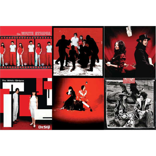 White Stripes - White Stripes & White Blood Cells (Reissue) & Get Behind Me Satan (2LP) & De Stijl & Elephant (Red Smoke & Clear W/ Red & Black Smoke Vinyl/2LP) & Icky Thump (2LP)