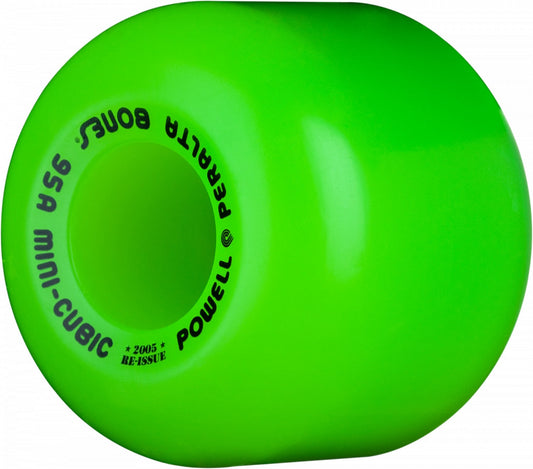 Powell Peralta Wheels Mini-Cubic 64mm 95a - Green (Set of 4)