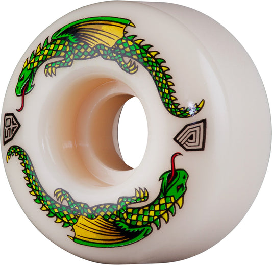 Powell Peralta Dragon Formula Wheels 50x30mm 93A - White (Set of 4)