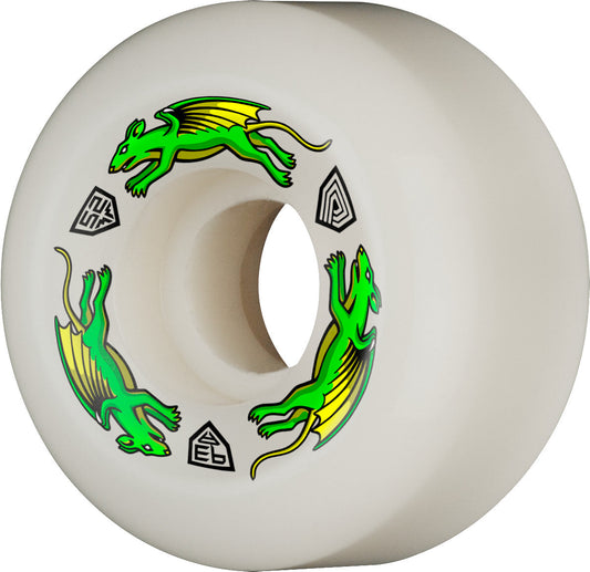 Powell Peralta Dragon Formula Nano Rats Wheels 52x30mm 93A - Off White (Set of 4)